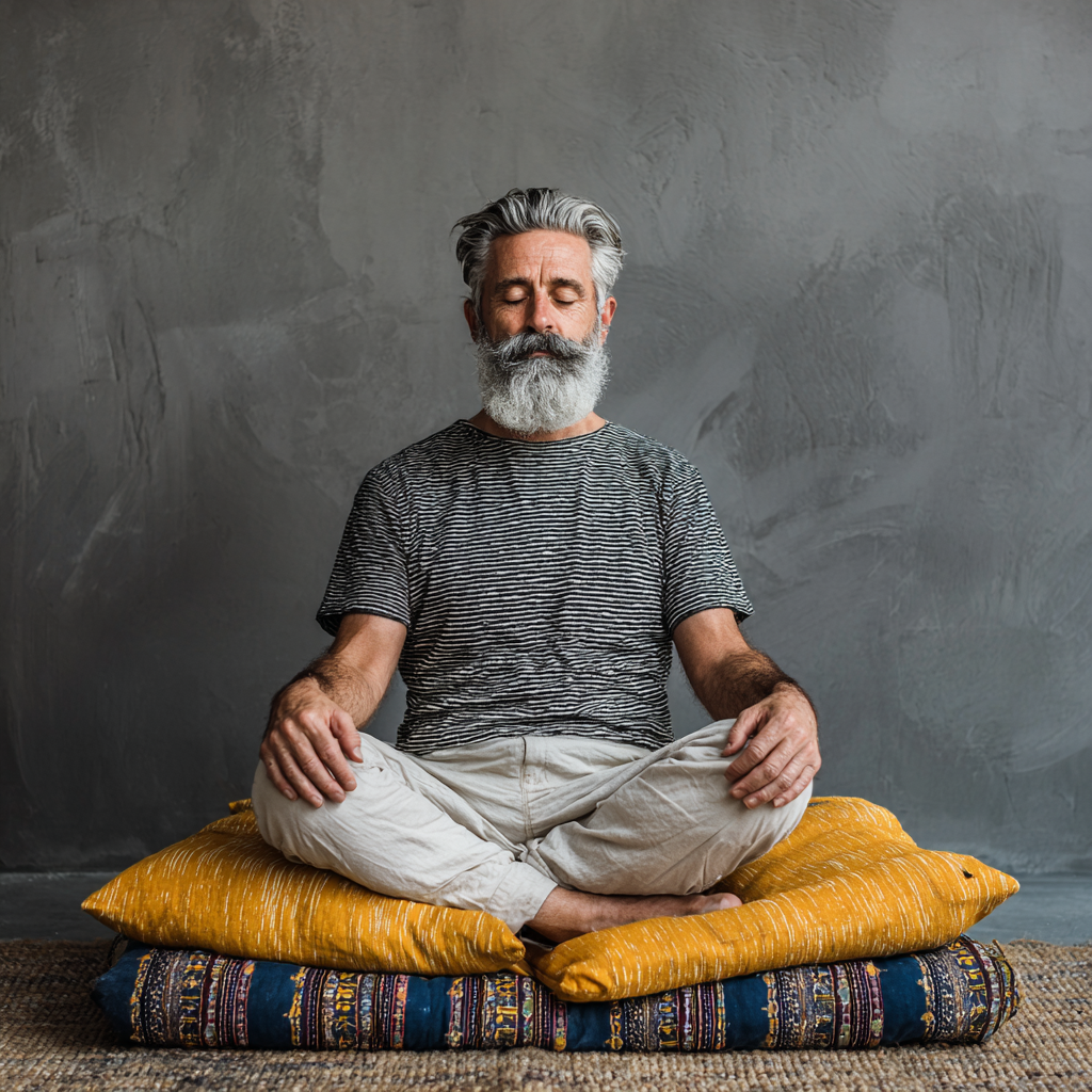 Persoană practicând yoga în liniște și echilibru